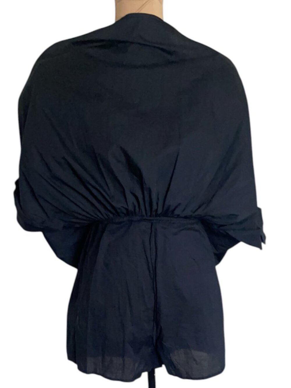 Abercrombie & Fitch Black Puff-Sleeve Mini Dress - Picture 4 of 5